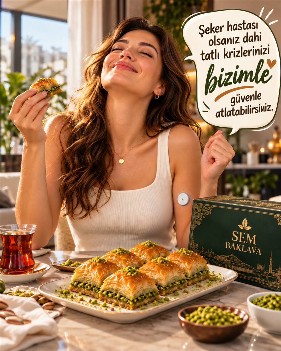 Tatlı krizleri olanlar için SEM Diyet Baklava